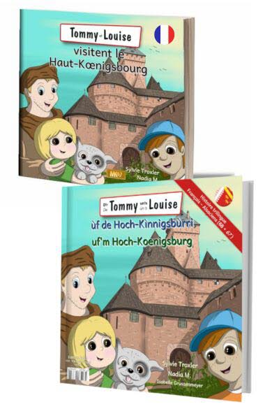 Tommy et Louise au Haut Koenigsbourg (FR/Alsacien). 