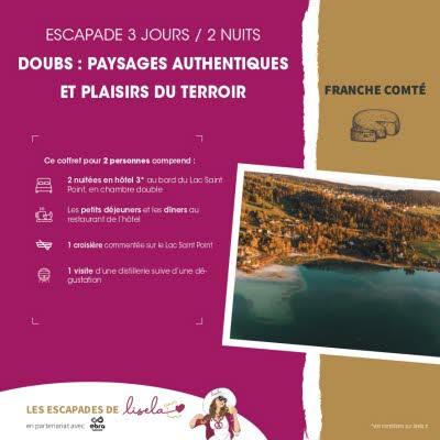 Coffret "Doubs : Paysages Authentiques et Plaisirs du Terroir" 2j