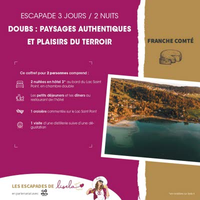 Coffret "Doubs : Paysages Authentiques et Plaisirs du Terroir" 3j