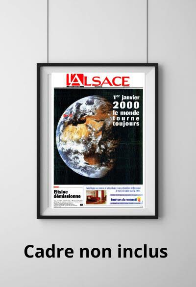 Une "1er janvier 2000 : le nouveau millénaire" L'ALSACE