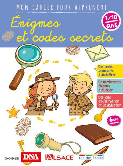 Enigmes et codes secrets - Mon cahier pour apprendre