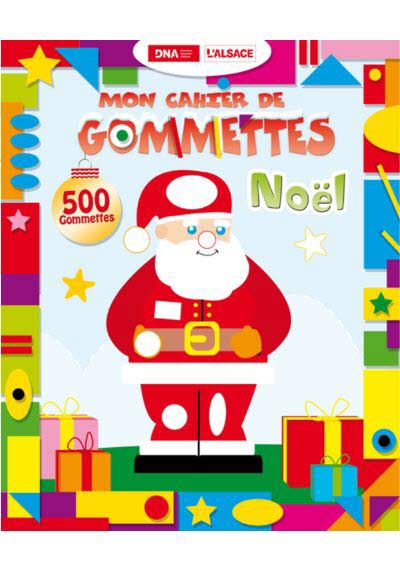 Mon cahier de gommettes de Noël
