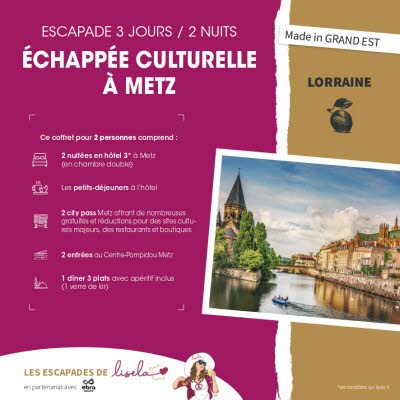 Coffret "Échappée Culturelle à Metz" 3j