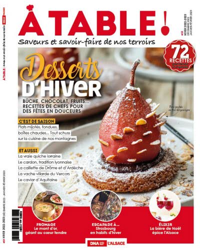 A table N° 13 - DESSERTS D'HIVER