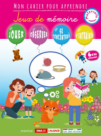 Jeux de mémoire - Mon cahier pour apprendre