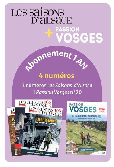 Abonnement 1 an Les Saisons d'Alsace - Passion Vosges
