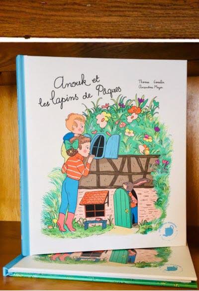 Anouk et les lapins de Pâques.