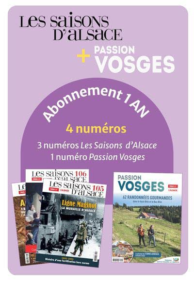Abonnement 1 an Les Saisons d'Alsace - Passion Vosges