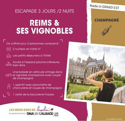 Coffret "Reims & ses Vignobles " - 3 jours