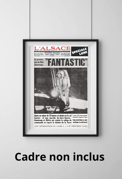 Une "Le premier homme sur la lune" L'ALSACE