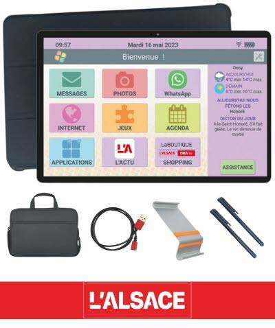 Tablette - L'ALSACE + Pack Accessoires.