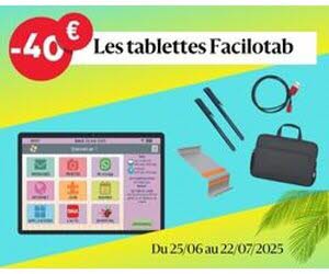 -40€ sur les tablettes Facilotab