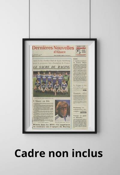 Une "Le sacre du Racing Club de Strasbourg" DNA