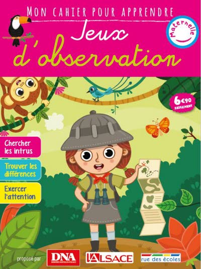 Jeux d'observation - Mon cahier pour apprendre